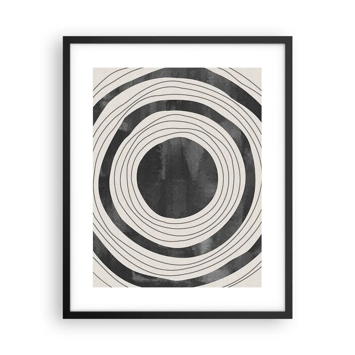 Poster în ramă neagră - Direct la subiect - 40x50 cm