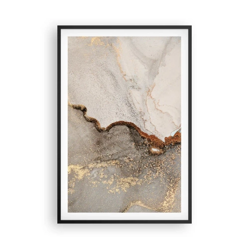 Poster în ramă neagră - La granița culorilor - 61x91 cm