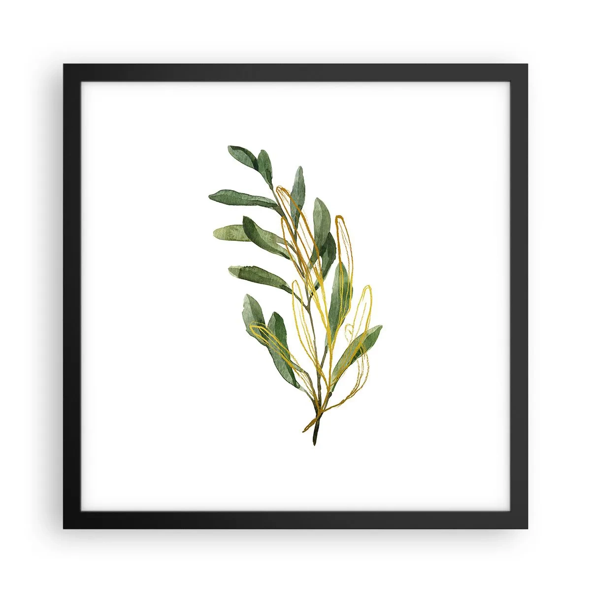 Poster în ramă neagră - Toate cele bune - 40x40 cm