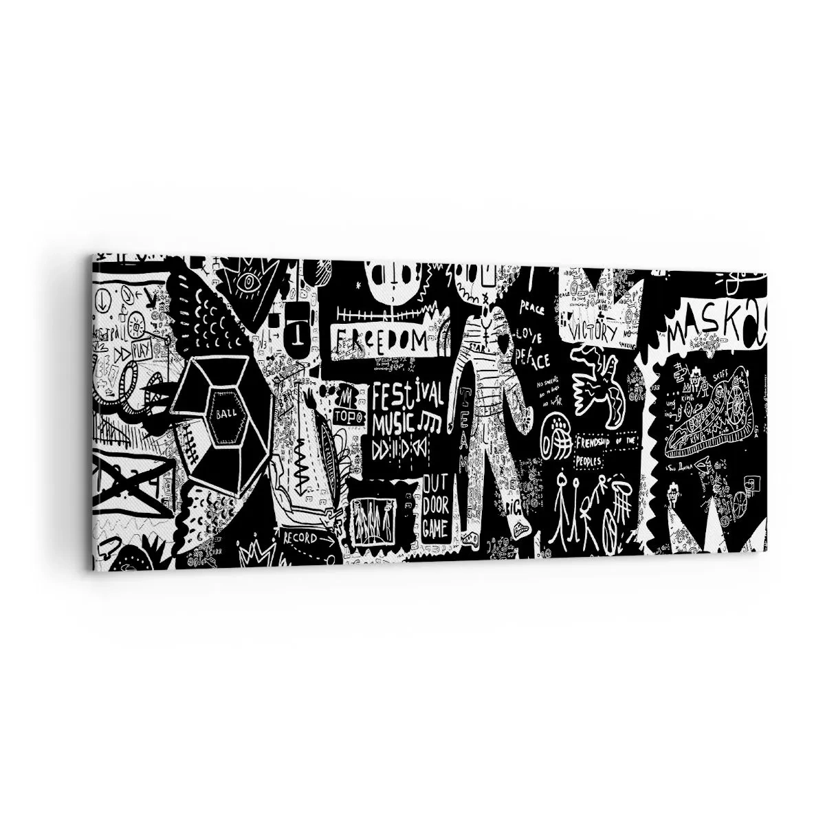 Tablou pe pânză - Tinerețea duhovnicească a legii și a bucuriei - 100x40 cm
