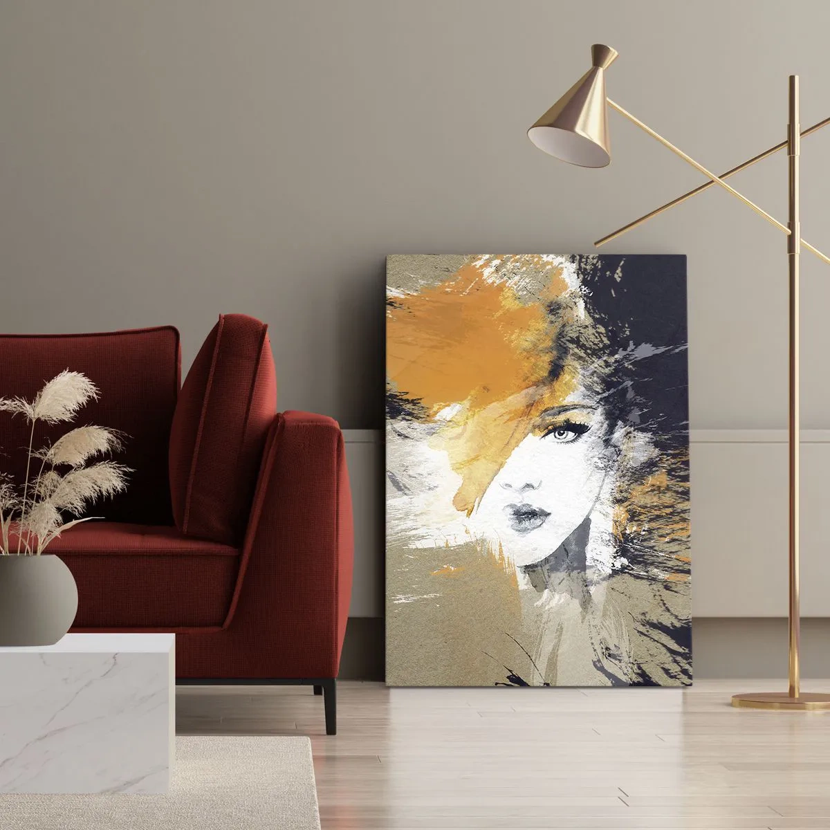 Tablou pe pânză - Și se face lumină - 45x80 cm