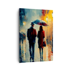 Tablou pe pânză - Poveste de dragoste urbană - 70x100 cm