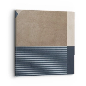 Tablou pe pânză - Compoziție de simplitate și rotunjime - 40x40 cm