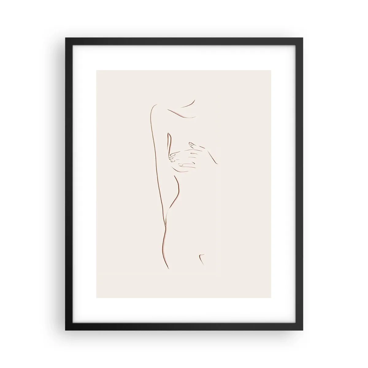 Poster în ramă neagră - Forma dorinței - 40x50 cm