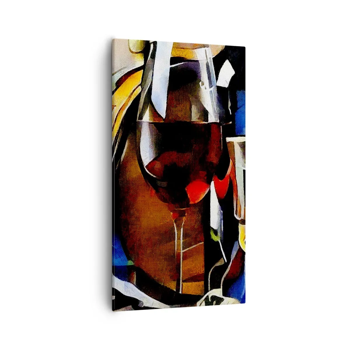 Tablou pe pânză - Și lumea devine mai colorată - 55x100 cm