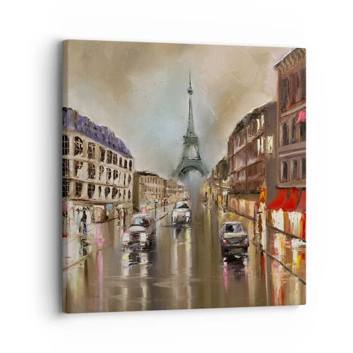 Tablou pe pânză - Singurul lucru care contează este ea - 30x30 cm
