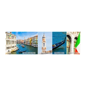 Mostră de Tapet Standard Eco - Traficul unic în lume - Veneția, Arhitectură, Grand Canal - 100x30 cm