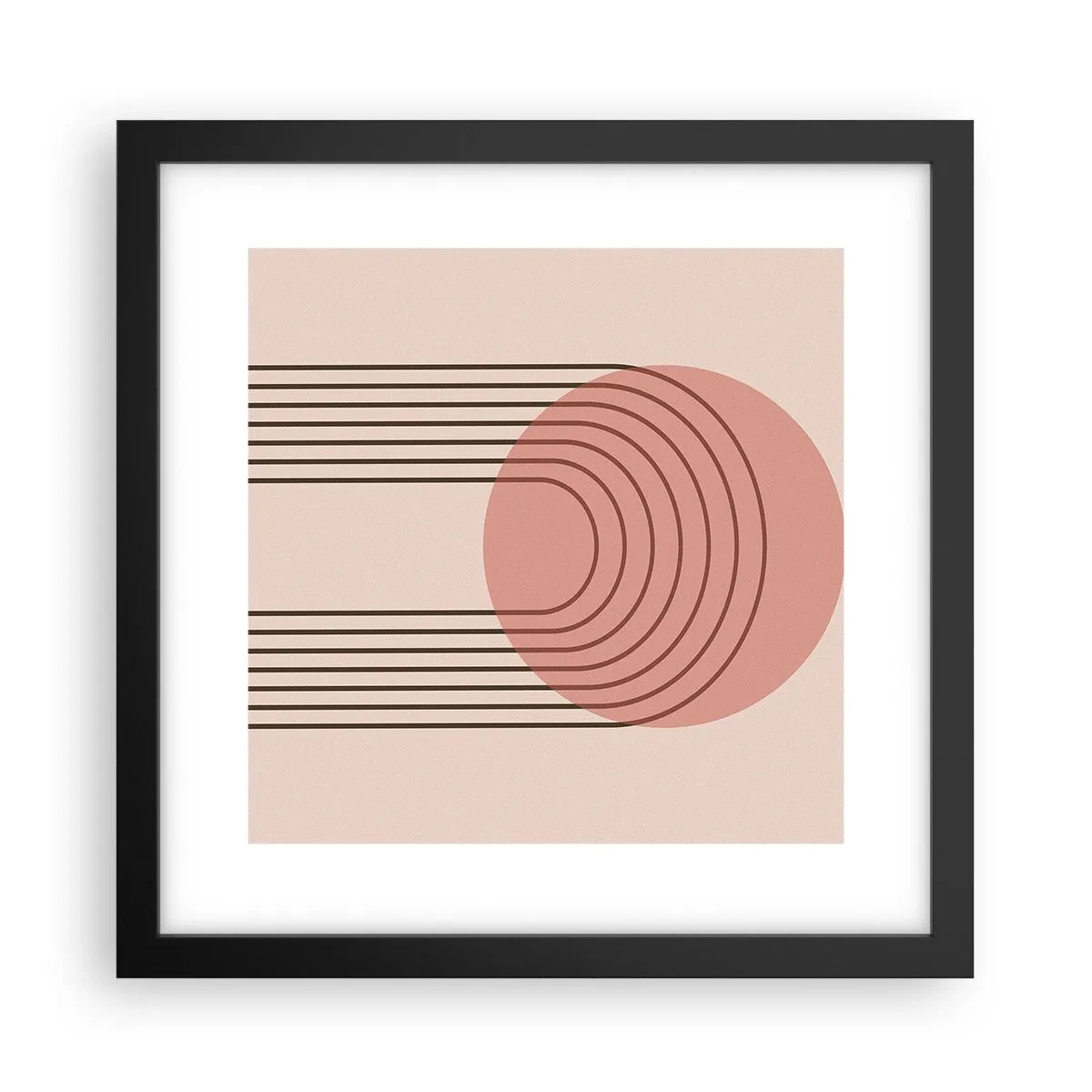 Poster în ramă neagră - Atracție irezistibilă - 30x30 cm