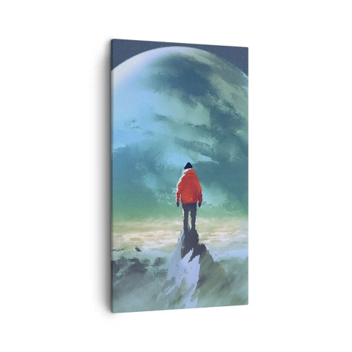 Tablou pe pânză - Descoperitorul unui nou ținut - 45x80 cm