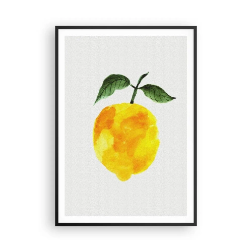 Poster în ramă neagră - Cum să simțiți gustul soarelui - 70x100 cm
