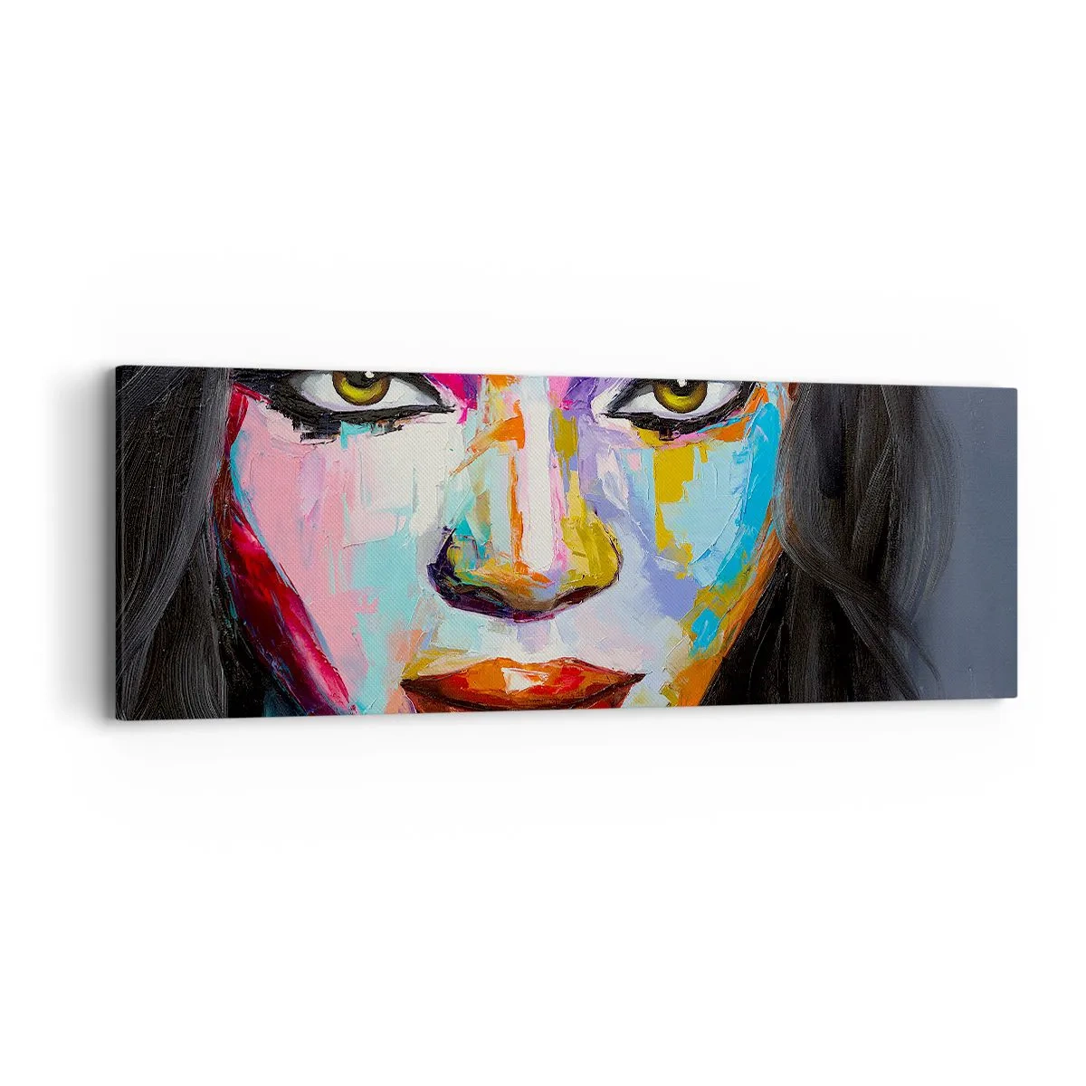 Tablou pe pânză - Nu-ți poți lua ochii de la - 90x30 cm