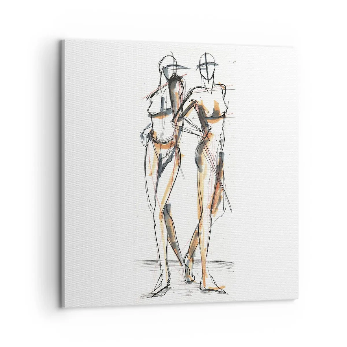 Tablou pe pânză - Un studiu de farmec - 50x50 cm