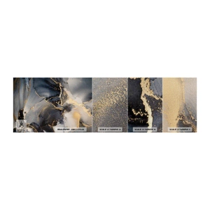 Mostră tapet Premium Canvas - Viața unei pietre - Abstracția, Bucată, Artă Modernă - 100x30 cm