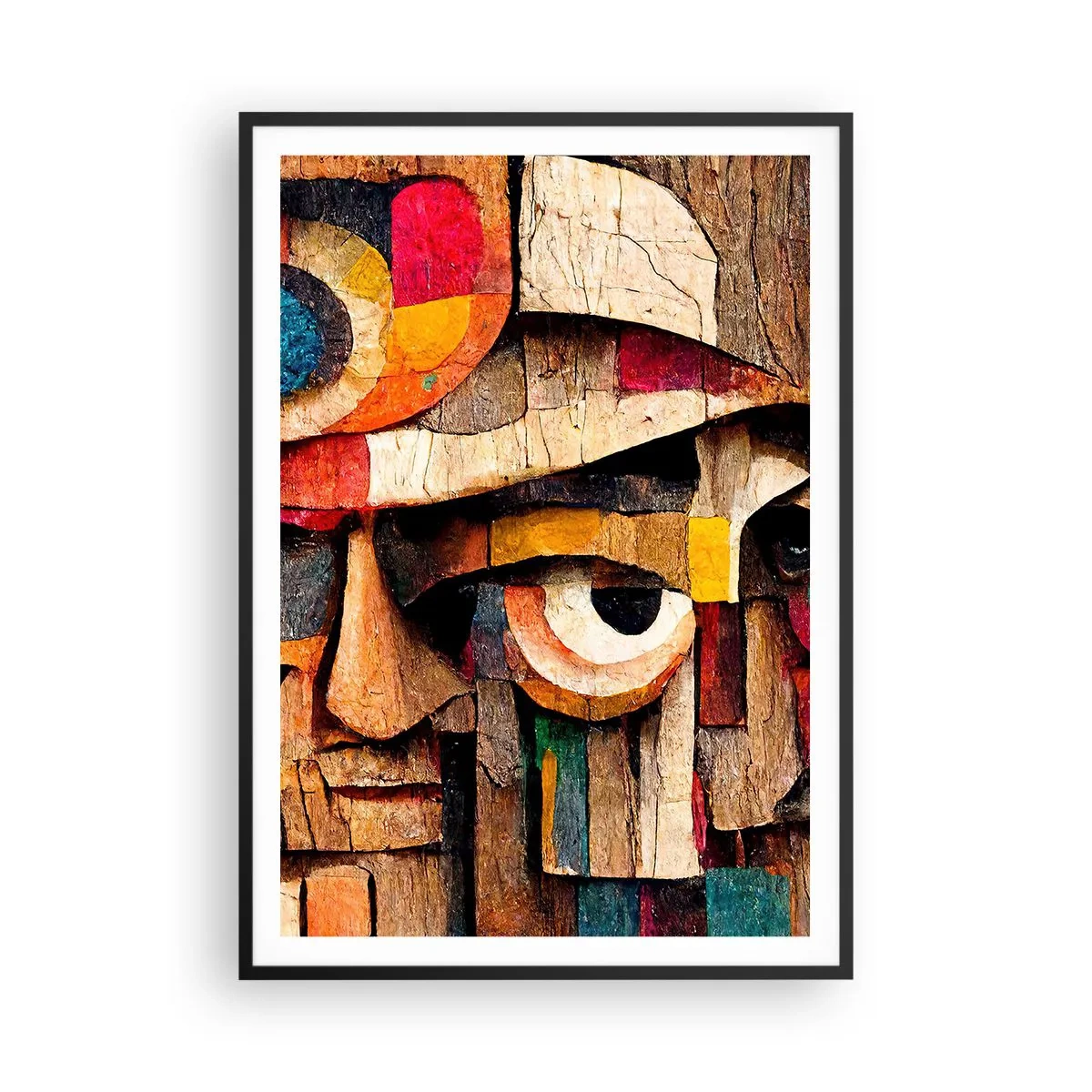 Poster în ramă neagră - Te văd... - 70x100 cm