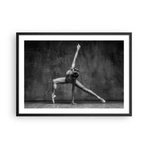 Poster în ramă neagră - Idealul de echilibru - 70x50 cm