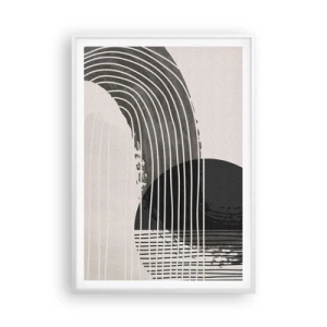 Poster în ramă albă - Până acolo și înapoi - 70x100 cm
