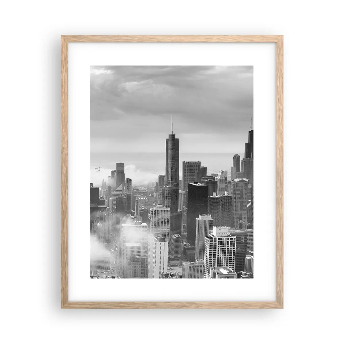 Poster în ramă de stejar deschis - Peisaj american - 40x50 cm