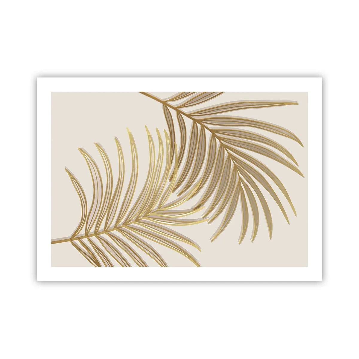 Poster - Palmier de aur! - 70x50 cm