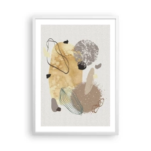Poster în ramă albă - Fluiditatea aplicată - 50x70 cm