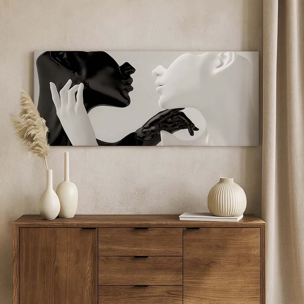 Tablou pe pânză - Atracție - dorință - 30x30 cm