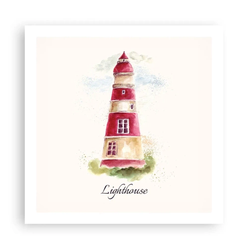 Poster - Întotdeauna vreme bună - 60x60 cm