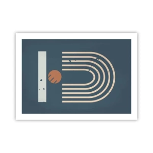 Poster - Geometrie în funcție de rodie - 70x50 cm