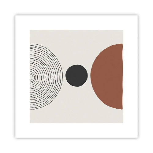 Poster - În centrul atenției - 30x30 cm