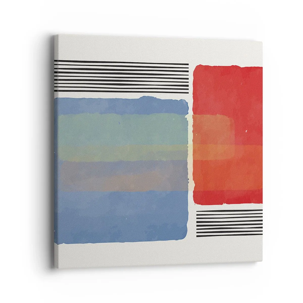 Tablou pe pânză - Spiritul și litera geometriei - 40x40 cm