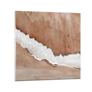 Tablou pe sticlă - În culorile pământului - 50x50 cm