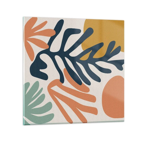 Tablou pe sticlă - Mări de corali - 30x30 cm