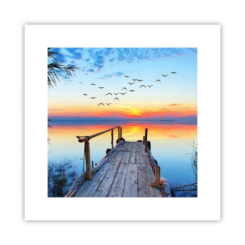 Poster - E timpul să ne întoarcem... - 30x30 cm