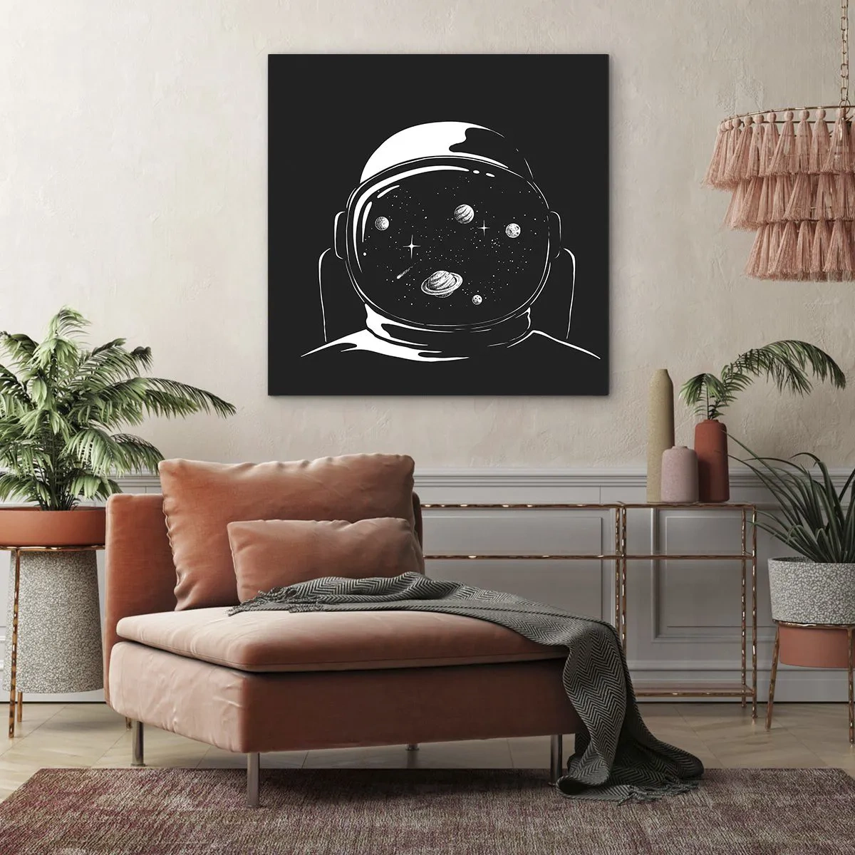 Tablou pe pânză - Mișto priveliște - 60x60 cm