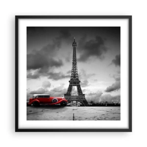 Poster în ramă neagră - Nu cu mult timp în urmă, la Paris - 50x50 cm