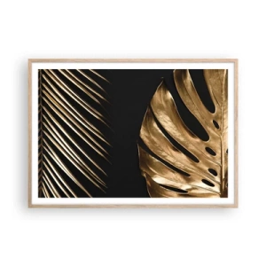 Poster în ramă de stejar deschis - Diferite și la fel de scumpe - 100x70 cm