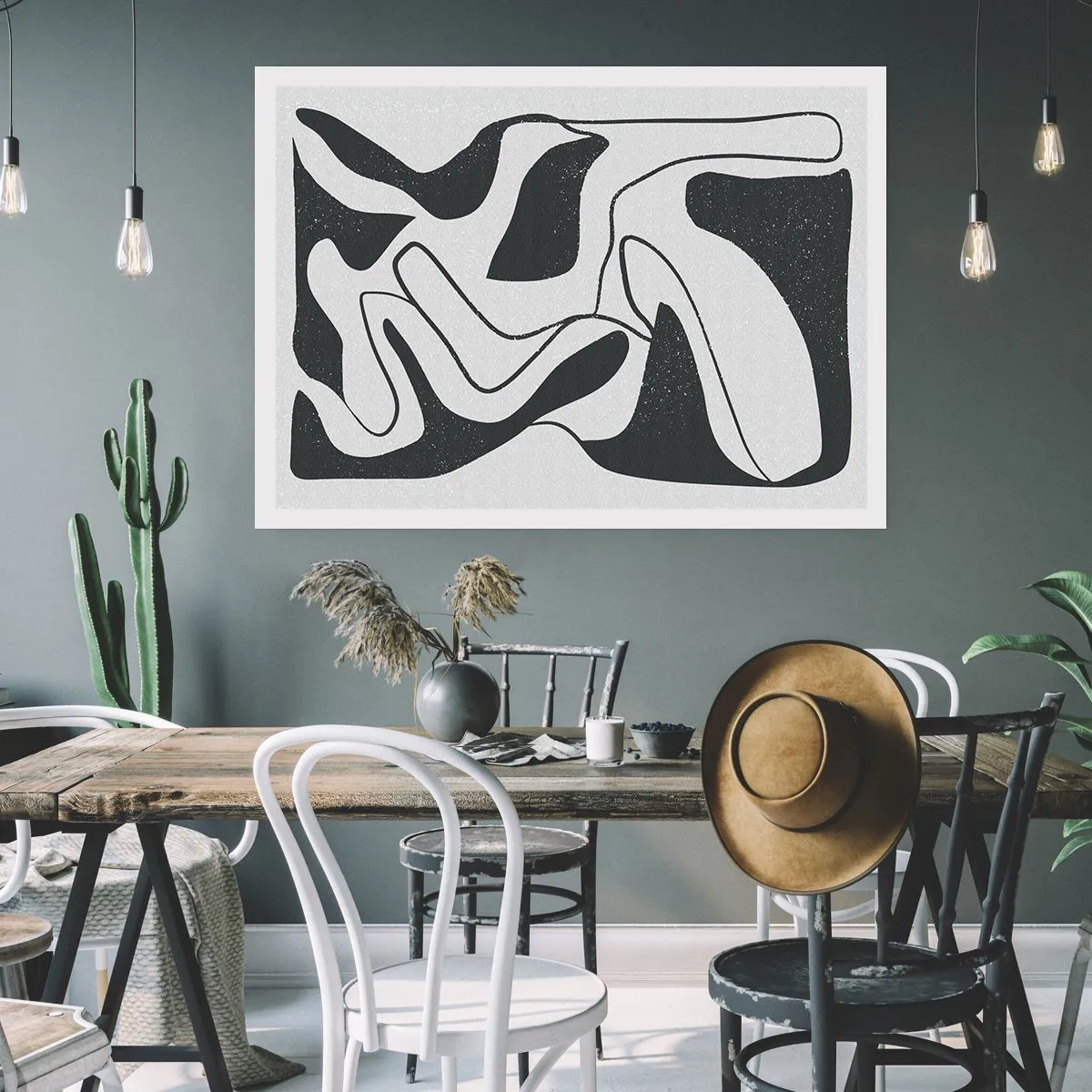 Poster - Distracție abstractă în labirint - 91x61 cm