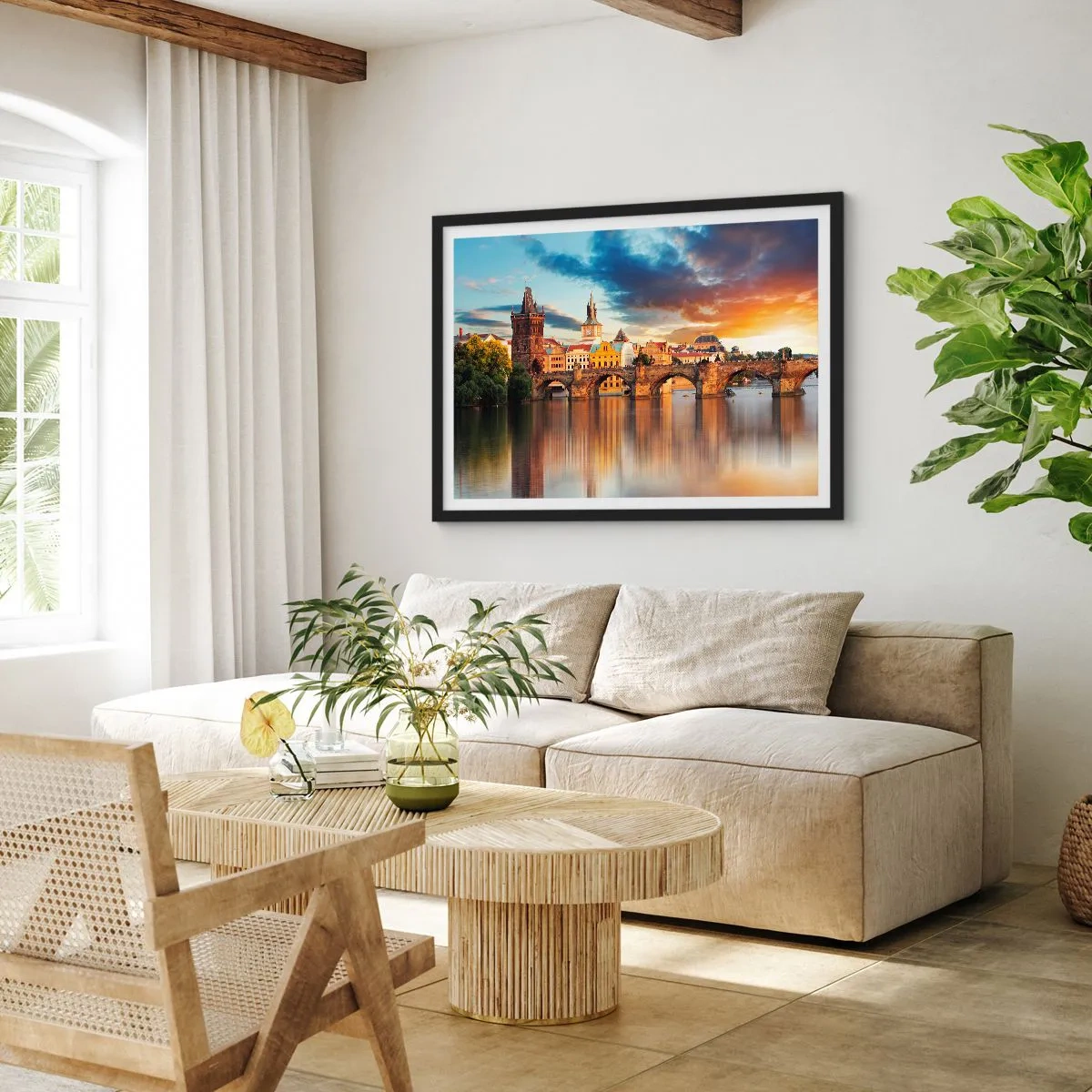 Poster în ramă neagră - Frumoasă pentru veacuri - 70x50 cm