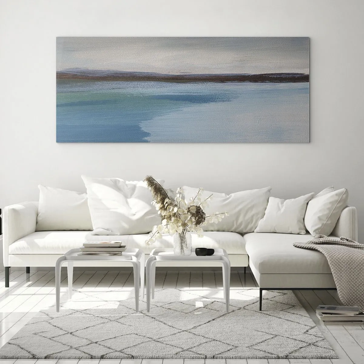 Tablou pe sticlă - Peisaj orizontal - 100x40 cm
