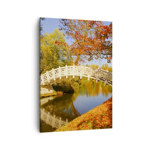 Tablou pe pânză - Pe podul alb al suspinelor - 50x70 cm