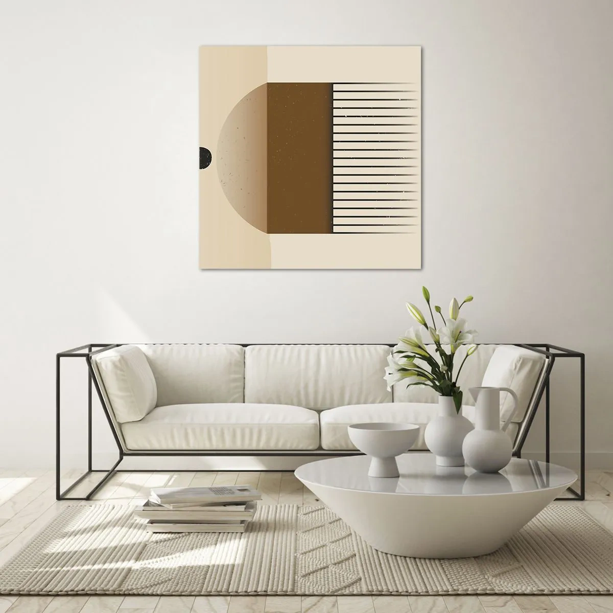 Tablou pe sticlă - Stări diferite - 30x30 cm