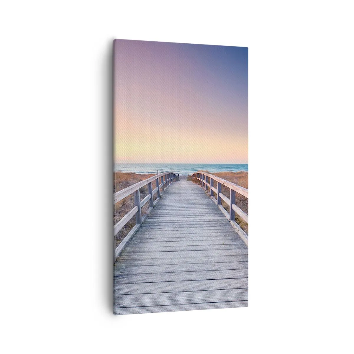 Tablou pe pânză - Aurora baltică de seară - 55x100 cm