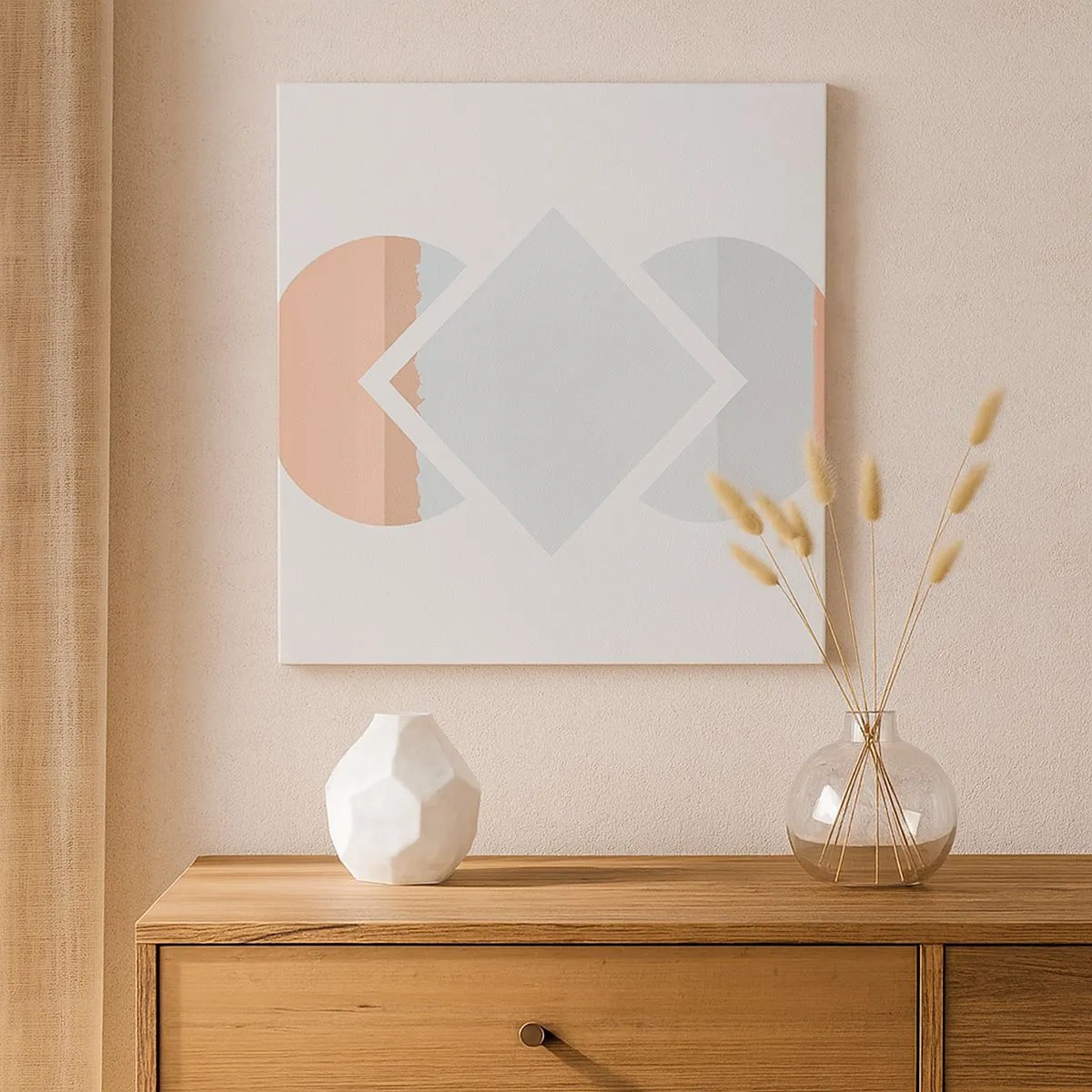 Tablou pe pânză - Situația este clară - 30x30 cm