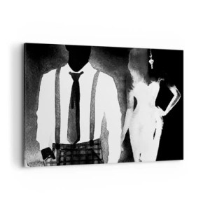 Tablou pe pânză - Într-o atmosferă noir - 100x70 cm