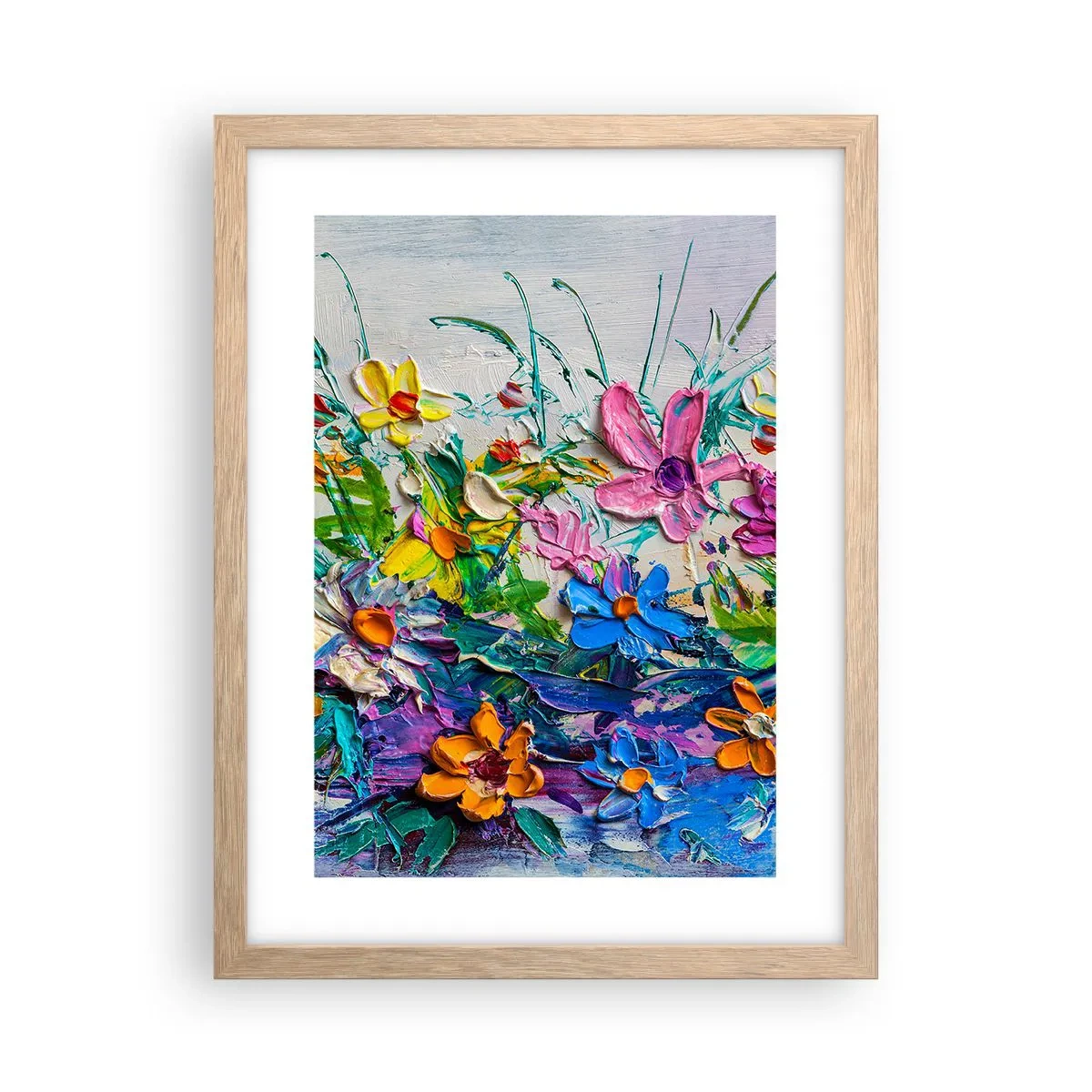 Poster în ramă de stejar deschis - Nu este deloc o natură moartă - 30x40 cm