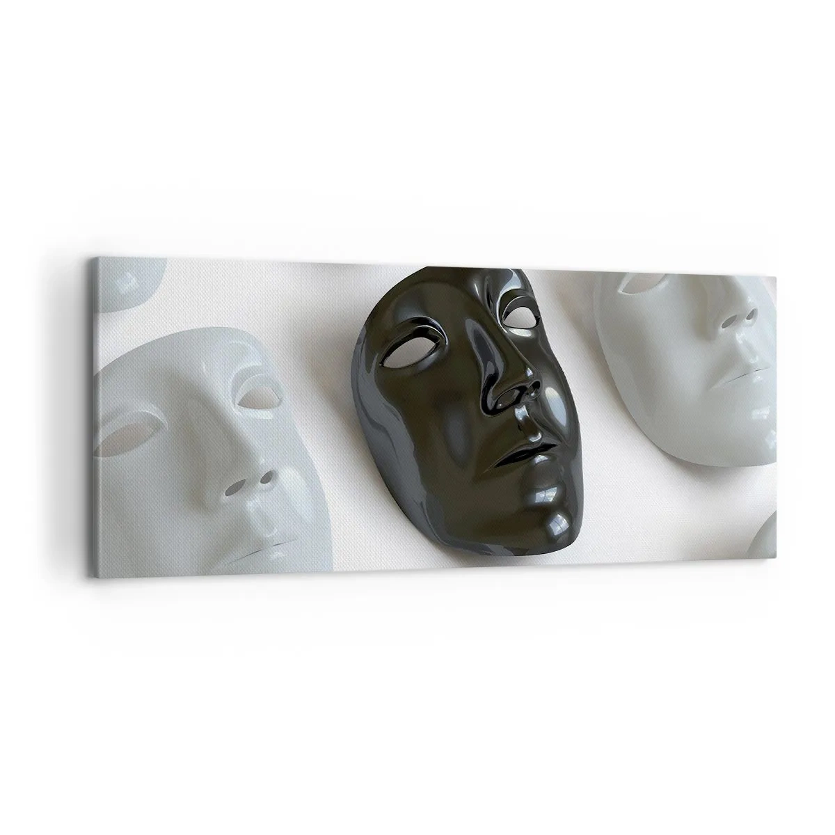 Tablou pe pânză - Cum să ieșiți în evidență? - 100x40 cm