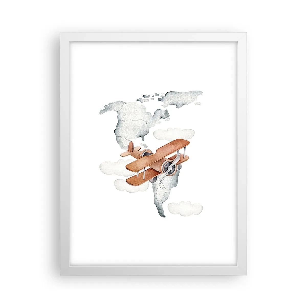 Poster în ramă albă - În spirit de pionierat - 30x40 cm