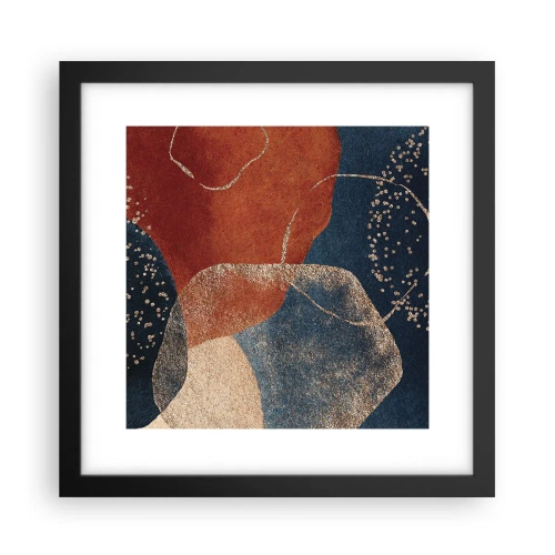 Poster în ramă neagră - Ușurința de a fi - 30x30 cm