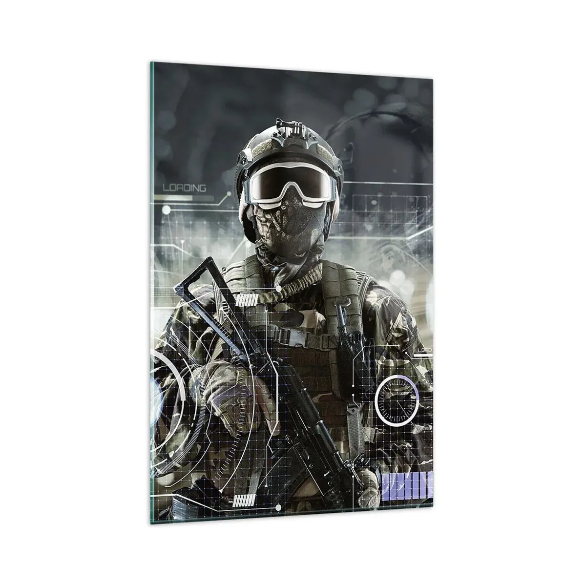 Tablou pe sticlă - Putere la putere - 80x120 cm