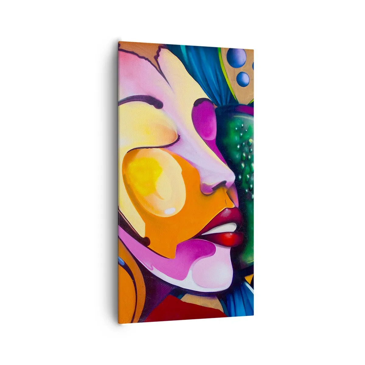 Tablou pe pânză - Atingere de culoare - 65x120 cm