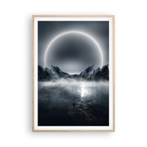 Poster în ramă de stejar deschis - Final de poveste - 70x100 cm