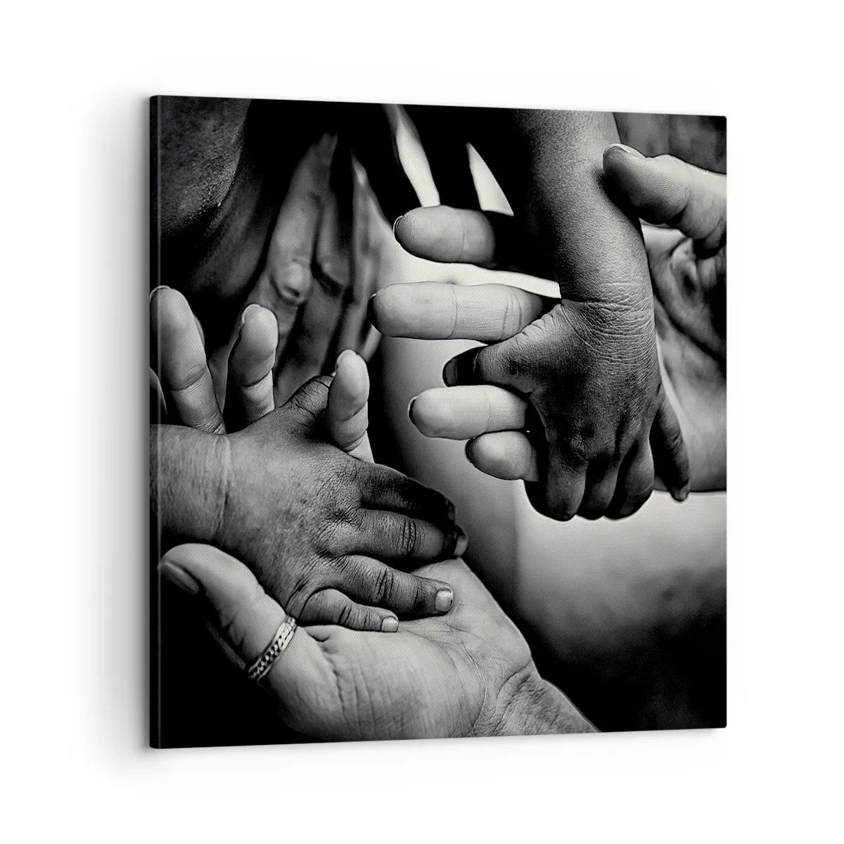 Tablou pe pânză - A fi om - 60x60 cm